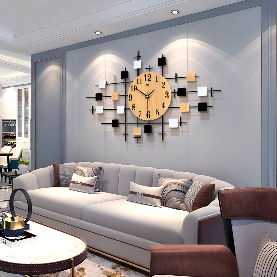 Minimalist Large Acrylic Wall Clock / Ruchi