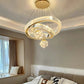 Modern Remote Control Crystal LED Chandelier