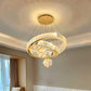 Modern Remote Control Crystal LED Chandelier