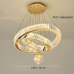 Modern Remote Control Crystal Chandelier / Ruchi