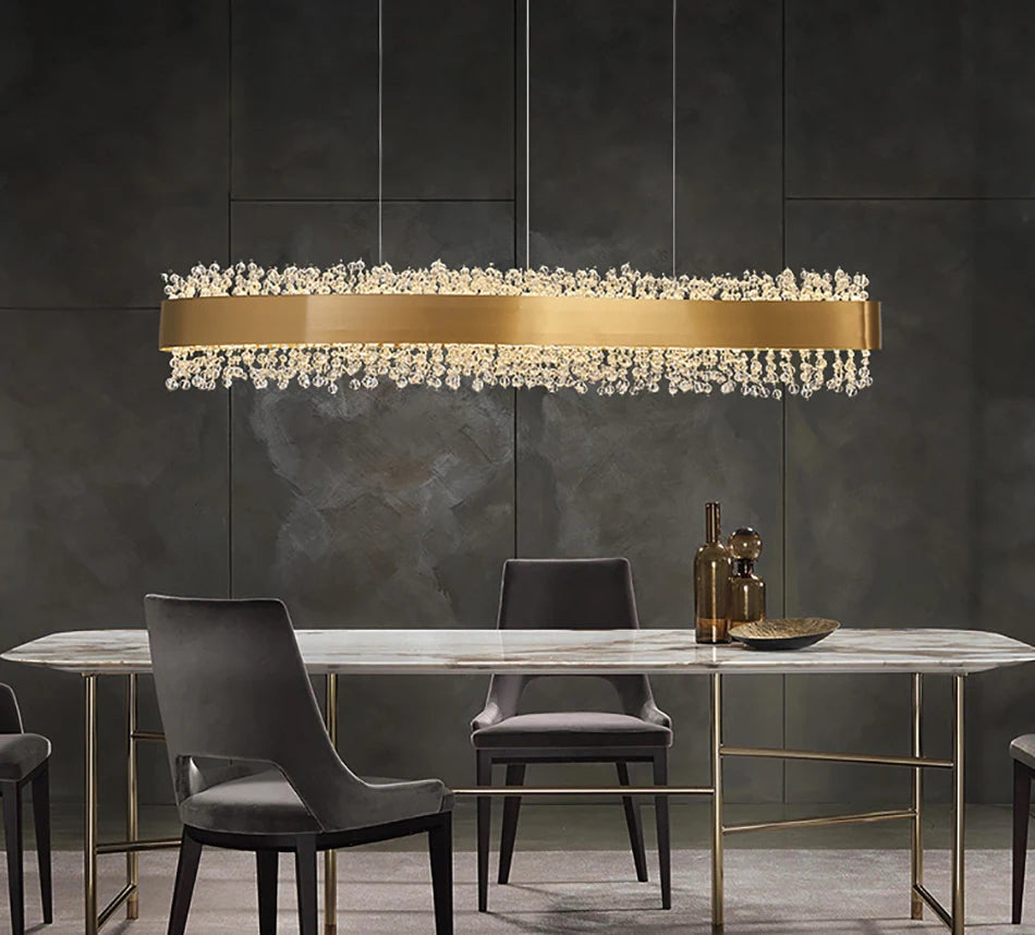 Modern Crystal Shiny Style LED Chandelier / Ruchi