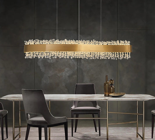 Modern Crystal Shiny Style LED Chandelier / Ruchi