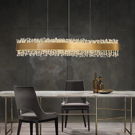Modern Crystal Shiny Style LED Chandelier / Ruchi