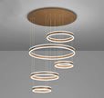 Modern Remote Control LED Circle Chandelier