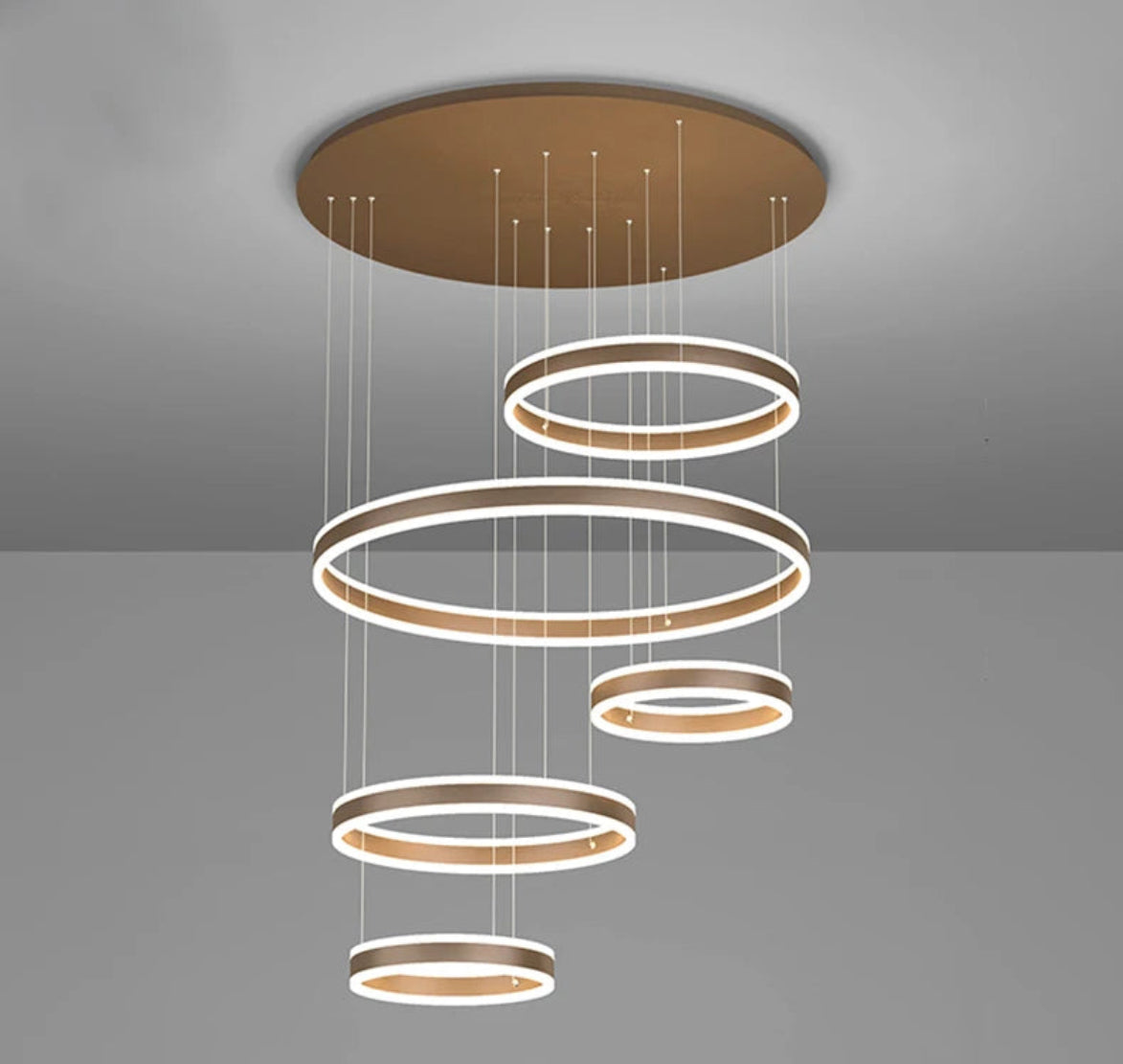Modern Remote Control LED Circle Chandelier / Ruchi
