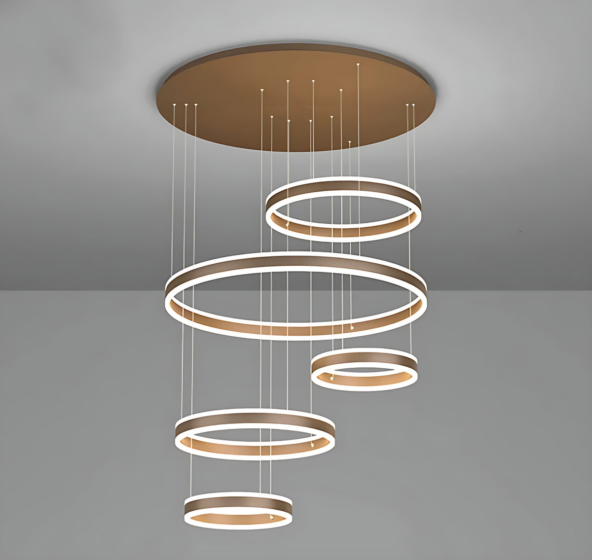 Modern Remote Control LED Circle Chandelier / Ruchi