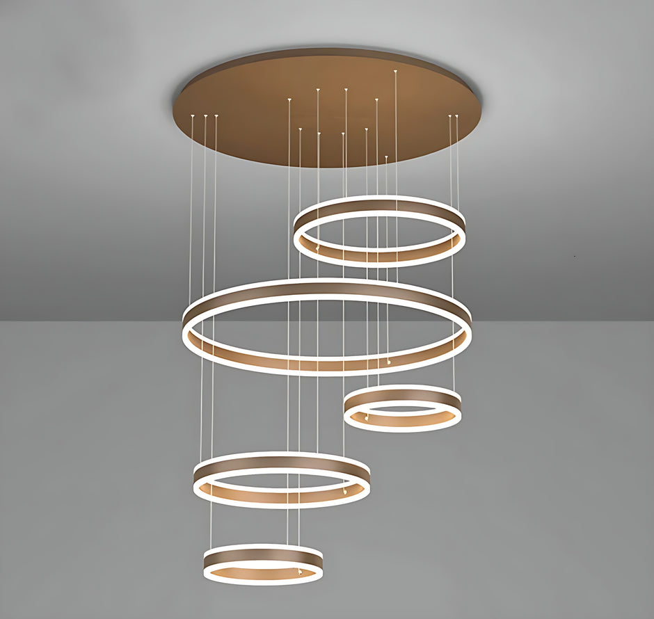Modern Remote Control LED Circle Chandelier / Ruchi