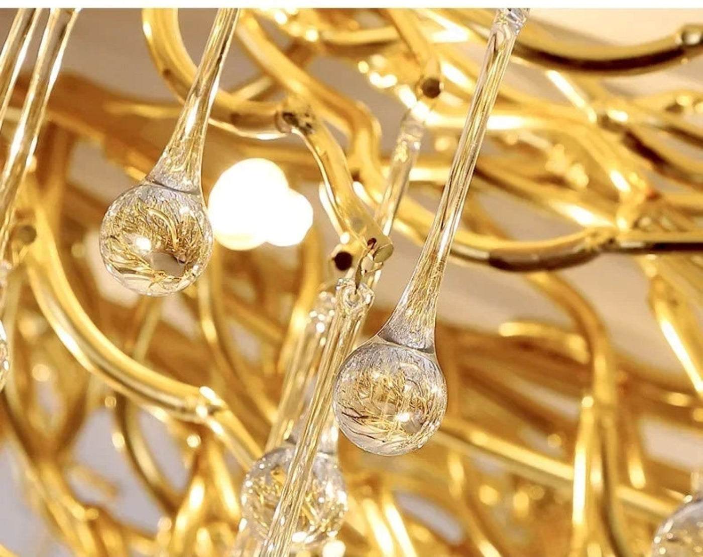 Luxury Crystal LED Ceiling Chandelier / Ruchi