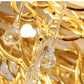 Modern Crystal LED Chandelier For Living Room / Ruchi