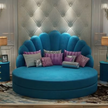Luxury Velvet Round Bed / Ruchi