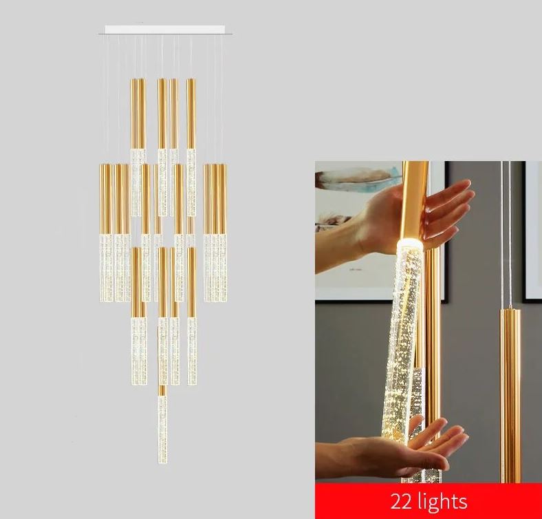 Large LED Multi Light Pendant Chandelier / Ruchi