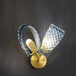 Peacock Feather Style Wall Pendant Lamp / Ruchi