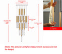 Large LED Multi Light Pendant Chandelier / Ruchi