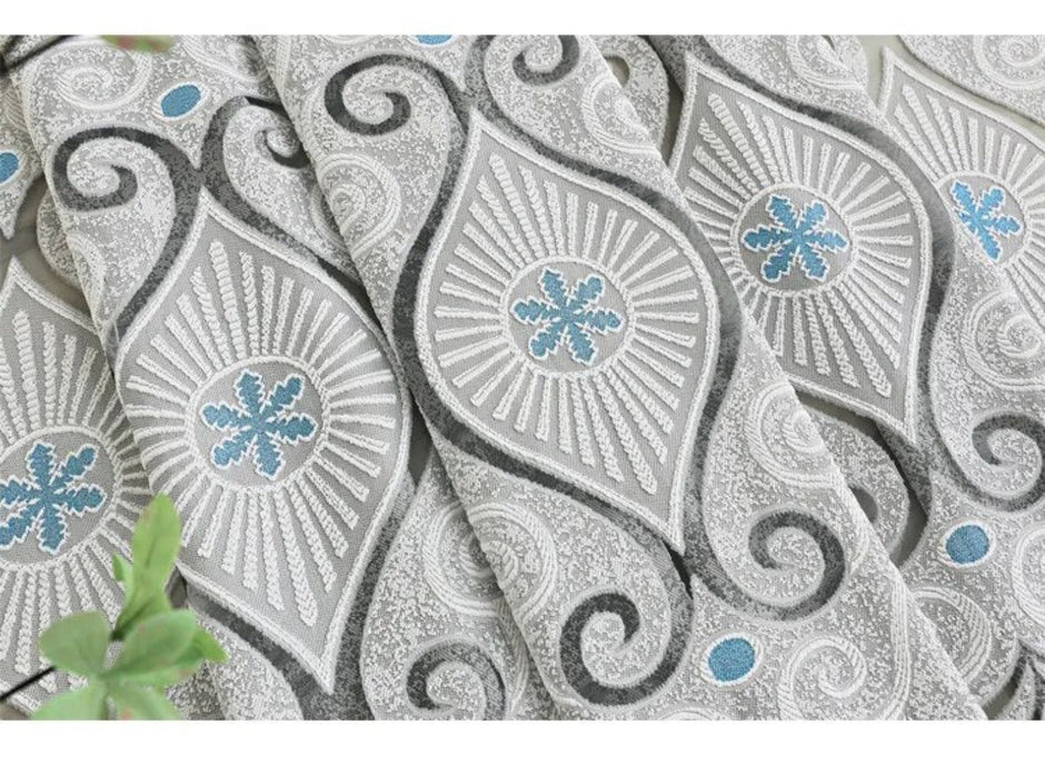 Luxury Embroidered Fabric Curtain / Ruchi