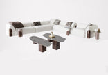 Magnificent Boucle Fabric Sectional L-Shaped Sofa / Ruchi