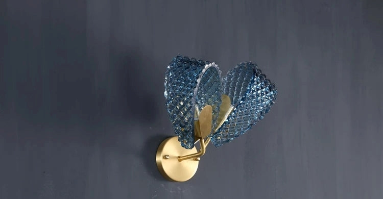Peacock Feather Style Wall Pendant Lamp / Ruchi