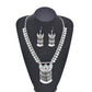 Bohemian Croissant Shaped Ethnic Necklace Set / Ruchi