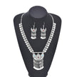 Bohemian Croissant Shaped Ethnic Necklace Set / Ruchi