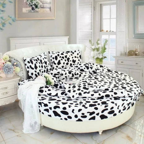Cotton Round Fitted Bedsheet / Ruchi