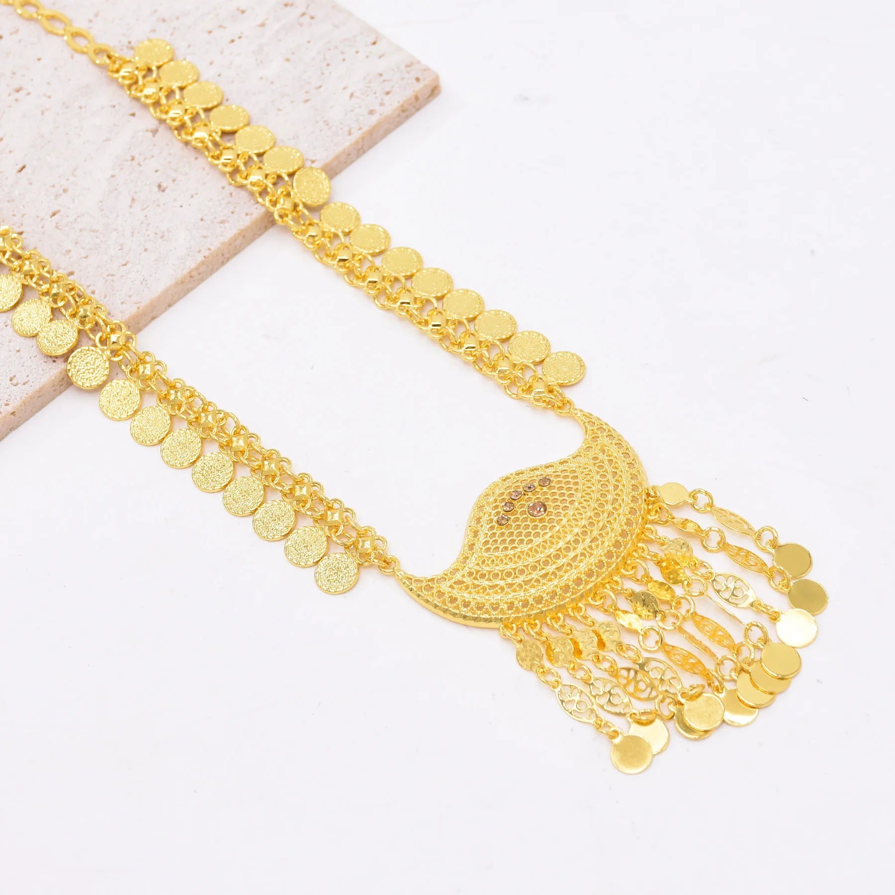 Bohemian Earrings And Necklace Set / Ruchi