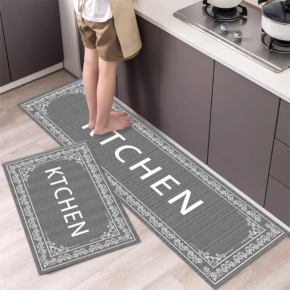 Velvet Washable Kitchen Floor Mat / Ruchi