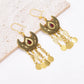 Bohemian Croissant Shaped Ethnic Necklace Set / Ruchi