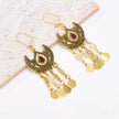 Bohemian Croissant Shaped Ethnic Necklace Set / Ruchi