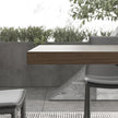 Rectangular Extendable Wooden Dining Table Set For 6