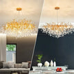 Modern Crystal LED Chandelier For Living Room / Ruchi