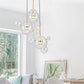 Clear Bubble LED Glass Pendant Lighting / Ruchi