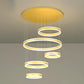 Modern Remote Control LED Circle Chandelier