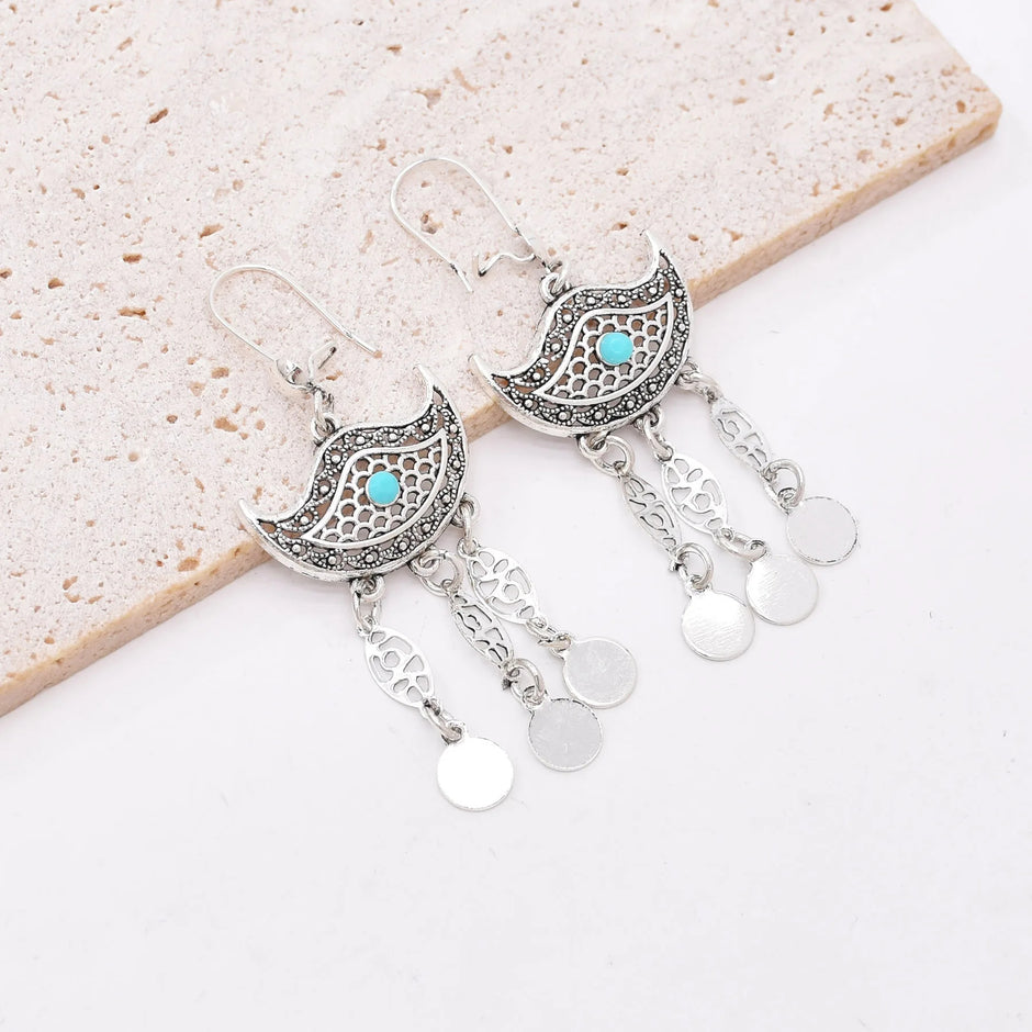 Bohemian Earrings And Necklace Set / Ruchi