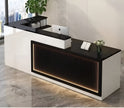 Modern Wooden LED Reception Desk / Ruchi