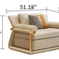 Modern Leather Upholstery Sectional Sofa Set / Ruchi