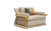 3 Piece Leather Sectional Sofa Set / Ruchi