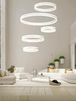 Modern Remote Control LED Circle Chandelier