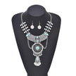 Bohemian Ethnic Style Coin Tassel Necklace Set / Ruchi