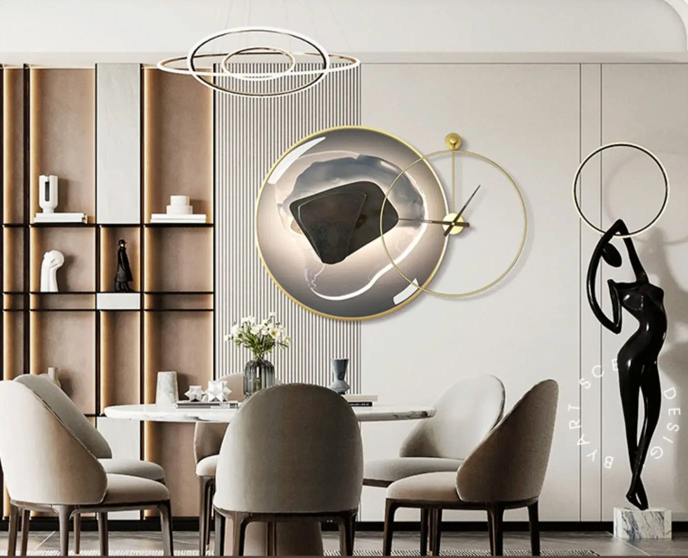 Modern Wall Clock For Living Room / Ruchi