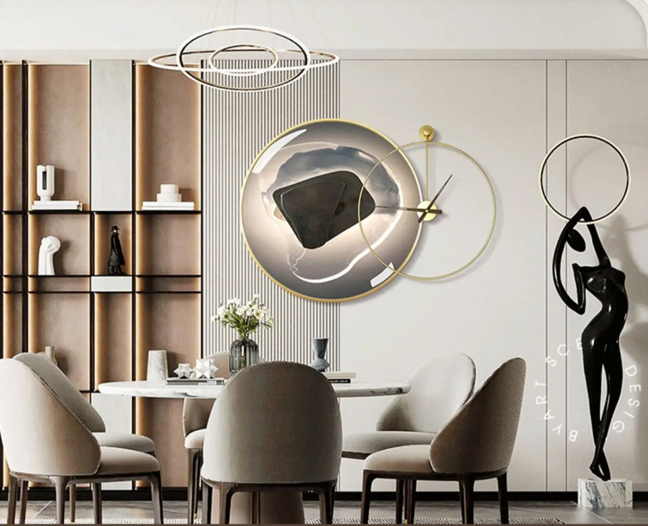 Modern Wall Clock For Living Room / Ruchi