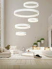 Modern Remote Control LED Circle Chandelier / Ruchi