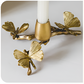 Nature Butterfly Design Brass Candle Holder