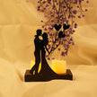 Romantic Couple Decorative Metal Candle Holder / Ruchi