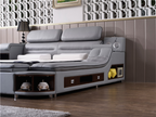 Ultimate Leather Upholstery Multifunctional Smart Bed / Ruchi