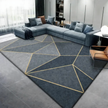 Multicolored Polyester Anti-Slip Living Room Rug
