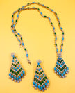 2 Pieces Bridal Jewelry Set Of Platinum / Ruchi