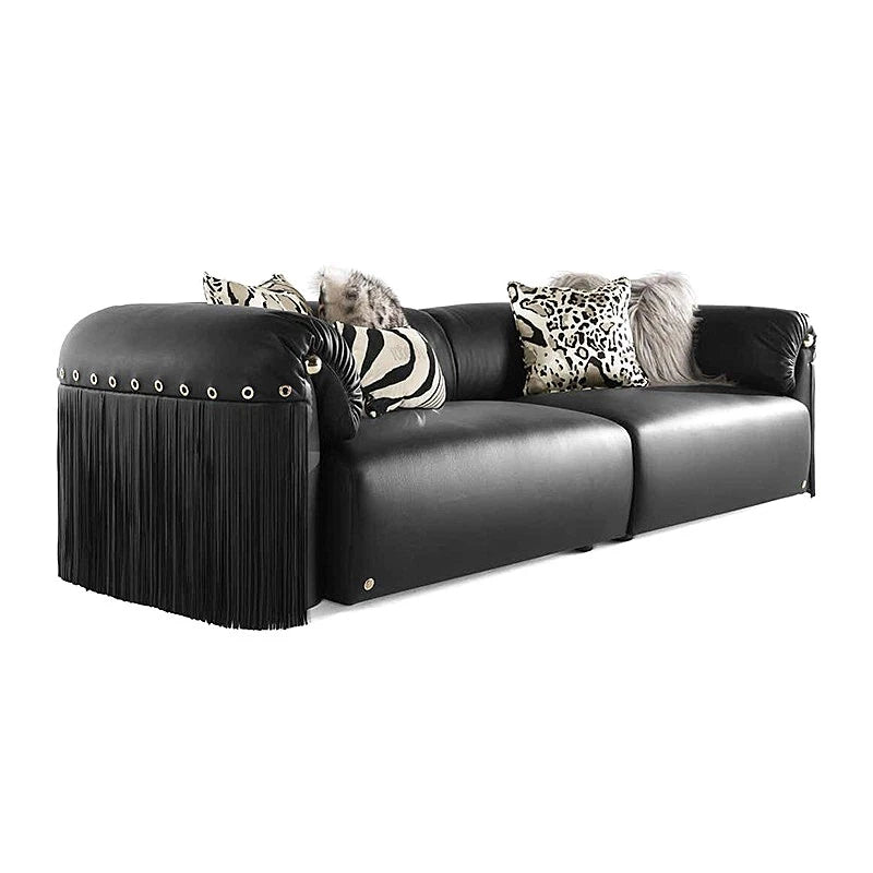 Italian Style Leather Sofa / Ruchi