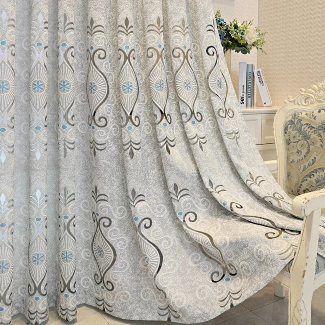 Luxury Embroidered Fabric Curtain / Ruchi