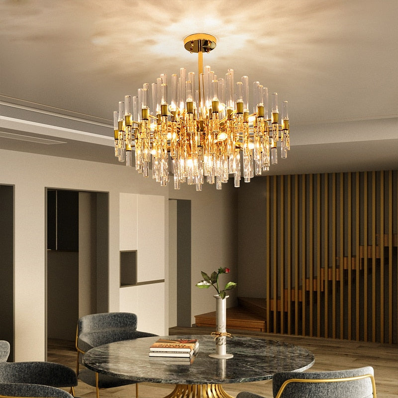 Contemporary Glorious LED Crystal Chandelier