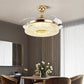 Modern Remote Control LED Ceiling Fan Light / Ruchi