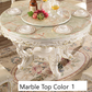 Marble Dining Table Set In Round European